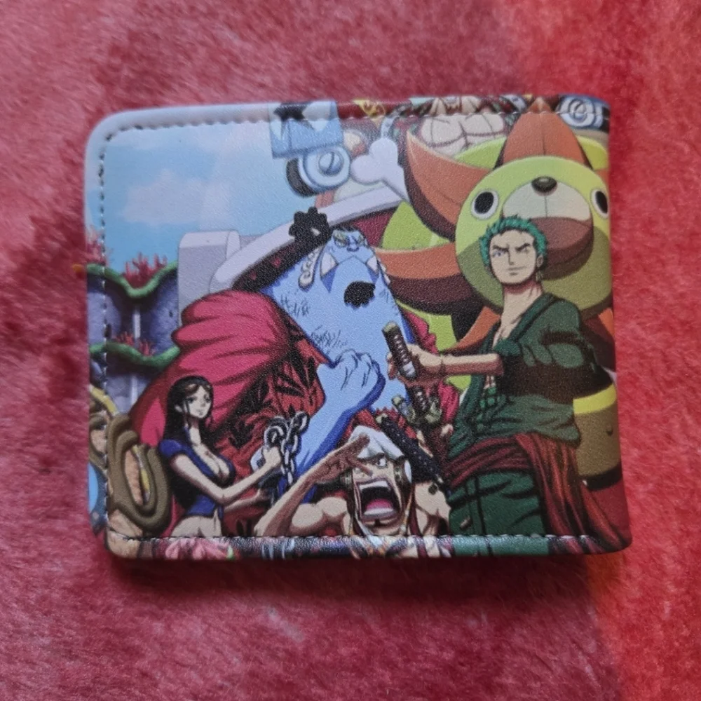 New One Piece Anime Manga Leather Wallet